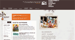 Desktop Screenshot of harwoodartcenter.org